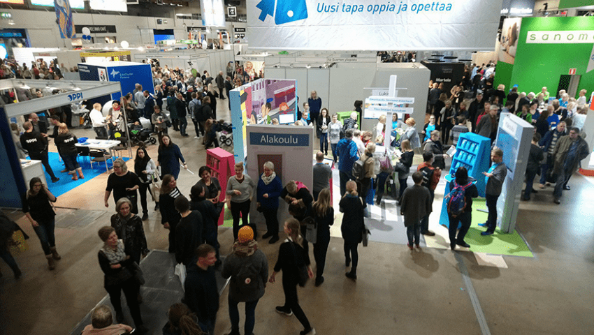 Kuva Educa-messuilta